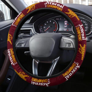 Arsenal FC Premier League Champions 25/26 Steering Wheel Cover - HOATT18273