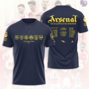 Arsenal FC Premier League Champions 25/26 3D Apparel - HOATT18072