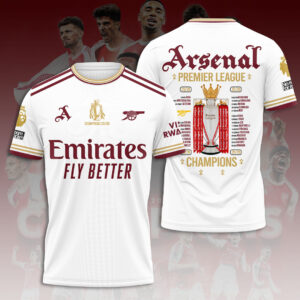 Arsenal FC Premier League Champions 25/26 3D Apparel - HOATT18103