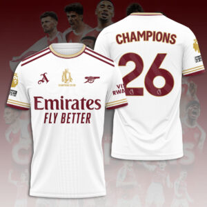 Arsenal FC Premier League Champions 25/26 3D Apparel - HOATT18200