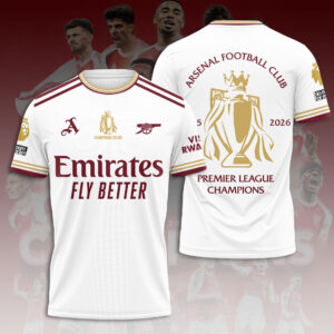 Arsenal FC Premier League Champions 25/26 3D Apparel - HOATT18201