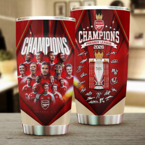 Arsenal FC Premier League Champions 25/26 Tumbler Cup - TMTHU6364