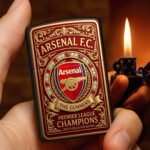 Arsenal FC Premier League Champions 25/26 Zippo Lighter Case (No Insert) – TMTHU6406