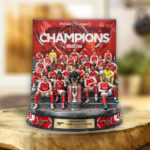 Arsenal FC Premier League Champions 25/26 Custom Shape Acrylic Plaque – TMTHU6407