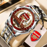 Arsenal FC Premier League Champions 25/26 Alloy Luxury Quartz Watch – TANTN23118