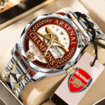 Arsenal FC Premier League Champions 25/26 Alloy Luxury Quartz Watch – TANTN23119