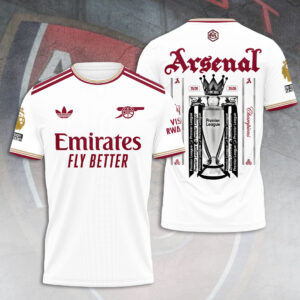Arsenal FC Premier League Champions 25/26 3D Apparel - TANTN23046