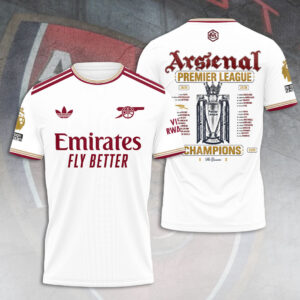 Arsenal FC Premier League Champions 25/26 3D Apparel - TANTN23047