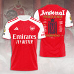 Arsenal FC Premier League Champions 25/26 3D Apparel – TANTN23050