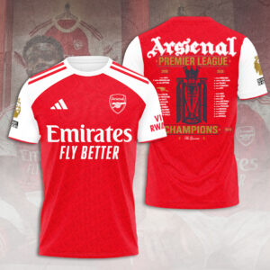 Arsenal FC Premier League Champions 25/26 3D Apparel - TANTN23050