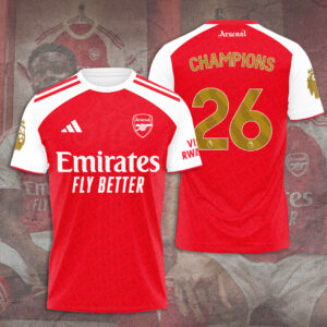 Arsenal FC Premier League Champions 25/26 3D Apparel - TANTN23147