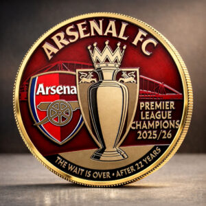 Arsenal FC Premier League Champions 25/26 Commemorative Coin - TANTN23041