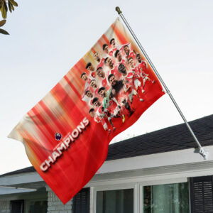 Arsenal FC Premier League Champions 25/26 3D Double-side House Flag - TANTN23016
