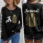 Arsenal FC Premier League Champions 25/26 Round Neck Raglan Sleeve Sweatshirt – TANTN23025