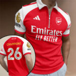 Arsenal FC Premier League Champions 25/26 Zip Polo Shirt – TANTN23130