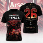 Arsenal FC Champions League Final 2026 3D Apparel – TANTN22717