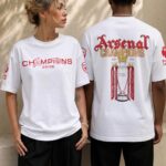 Arsenal FC Premier League Champions 25/26 3D Apparel – HOATT18068