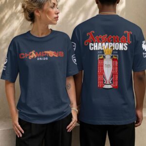 Arsenal FC Premier League Champions 25/26 3D Apparel - HOATT18069