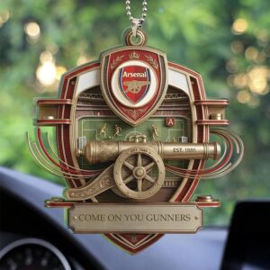 Arsenal FC Custom shape 2-sided Acrylic Car Ornament - HOATT17796