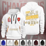 Arsenal FC Premier League Champions 25/26 2D Quarter Zip Hoodie – GNE6693