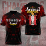 Arsenal FC Premier League Champions 25/26 3D Apparel – GNE6602
