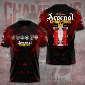 Arsenal FC Premier League Champions 25/26 3D Apparel - GNE6602