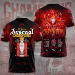 Arsenal FC Premier League Champions 25/26 3D Apparel – GNE6600
