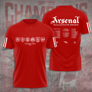 Arsenal FC Premier League Champions 25/26 3D Apparel - GNE6649
