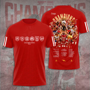 Arsenal FC Premier League Champions 25/26 3D Apparel - GNE6648