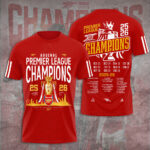 Arsenal FC Premier League Champions 25/26 3D Apparel – GNE6651