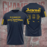 Arsenal FC Premier League Champions 25/26 3D Apparel – GNE6653