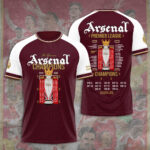 Arsenal FC Premier League Champions 25/26 3D Apparel – GNE6748