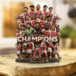 Arsenal FC Premier League Champions 25/26 Custom Shape Acrylic Plaque – GNE6584