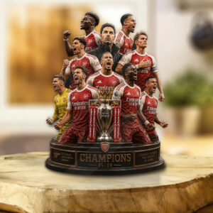 Arsenal FC Premier League Champions 25/26 Custom Shape Acrylic Plaque - GNE6585
