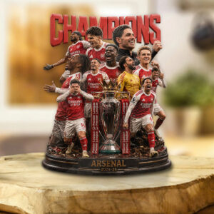 Arsenal FC Premier League Champions 25/26 Custom Shape Acrylic Plaque - GNE6586