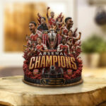 Arsenal FC Premier League Champions 25/26 Custom Shape Acrylic Plaque – GNE6590