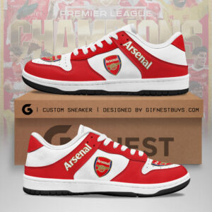 Arsenal FC Premier League Champions 25/26 Genuine Leather SB Shoes - GNE6673