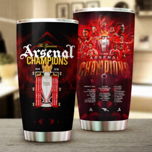 Arsenal FC Premier League Champions 25/26 Tumbler Cup - GNE6750