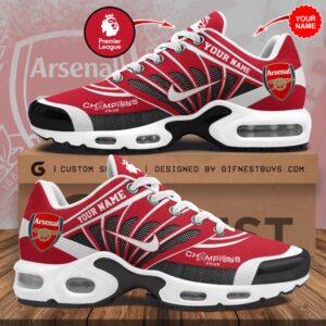 Personalized Arsenal FC Premier League Champions 25/26 Air Max Shoes - HOATT18302