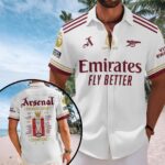 Arsenal FC Premier League Champions 25/26 Short Sleeve Button-Down Shirt – HOATT18161