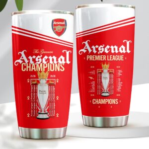 Arsenal FC Premier League Champions 25/26 Tumbler Cup - HOATT18099