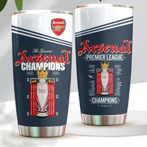 Arsenal FC Premier League Champions 25/26 Tumbler Cup - HOATT18162