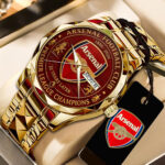 Arsenal FC Premier League Champions 25/26 Alloy Luxury Quartz Watch – TANTN23169