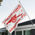 Arsenal FC Premier League Champions 25/26 3D Double-side House Flag – TANTN23013