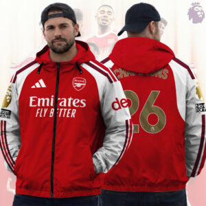 Arsenal FC Premier League Champions 25/26 3D Windbreaker Jacket - TANTN23069