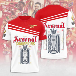 Arsenal FC Premier League Champions 25/26 3D Apparel - TANTN23066