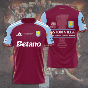 Aston Villa Europa League Winners 25/26 3D Apparel - TANTN23055