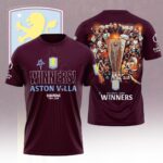 Aston Villa 2025-26 UEFA Europa League Winners 3D Apparel – HOATT18105