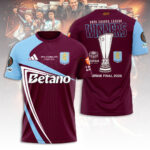 Aston Villa FC Europa League Winners 25/26 3D Apparel – TANTN23229