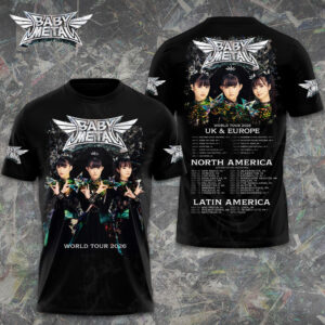 Babymetal World Tour 2026 3D Apparel - GNE6676